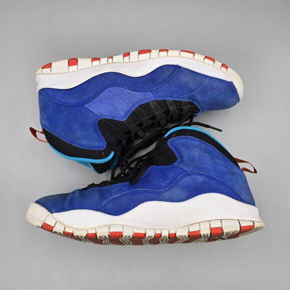 Air Men's Size 12 US Jordan 10 Sneakers Retro Tinker Blue High Top Sneakers READ - Picture 7 of 8